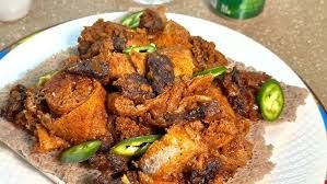 agelgel cafe  item ቋንጣ ፍርፍር 